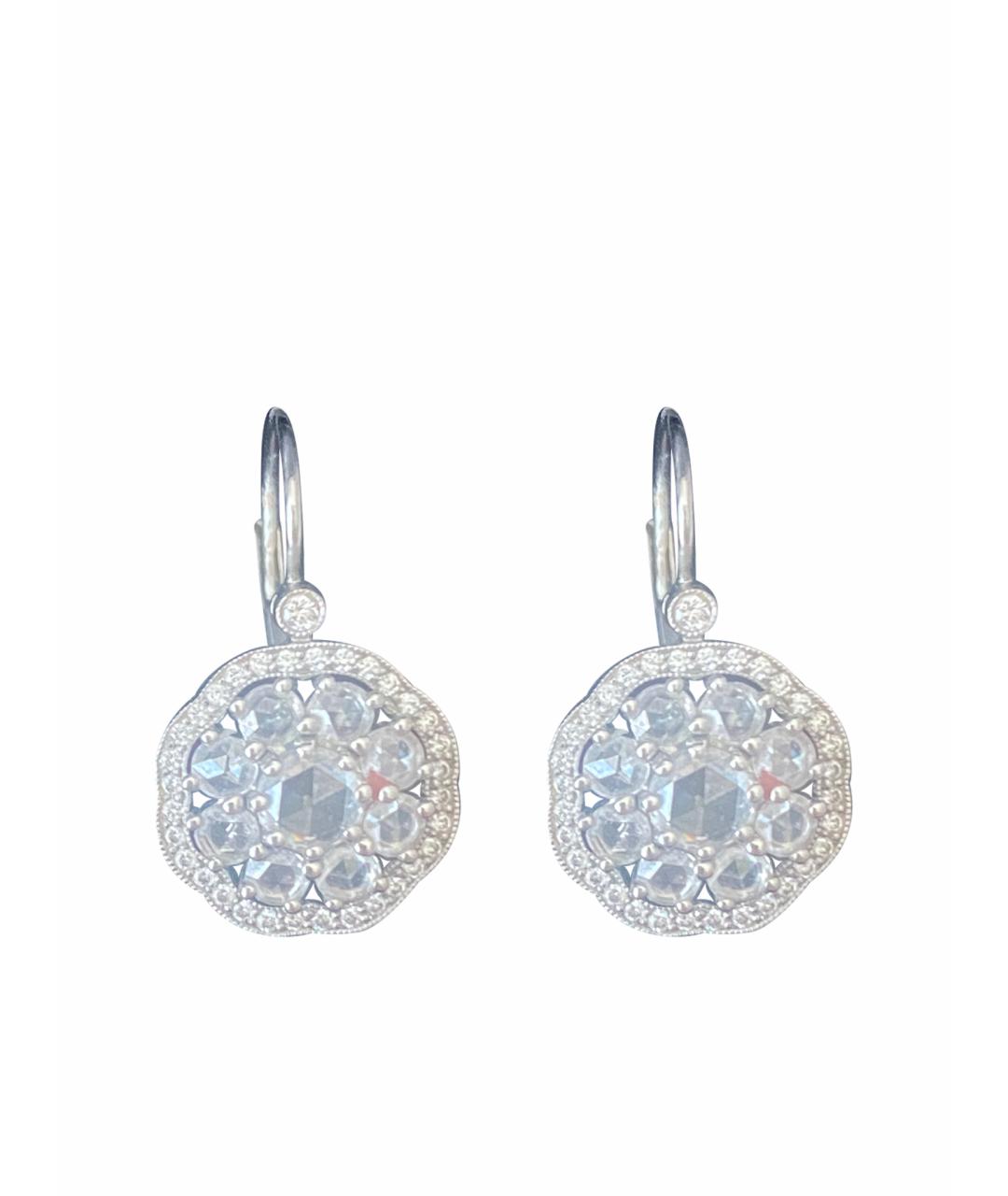 TIFFANY&CO Серебряные платиновые серьги, фото 1