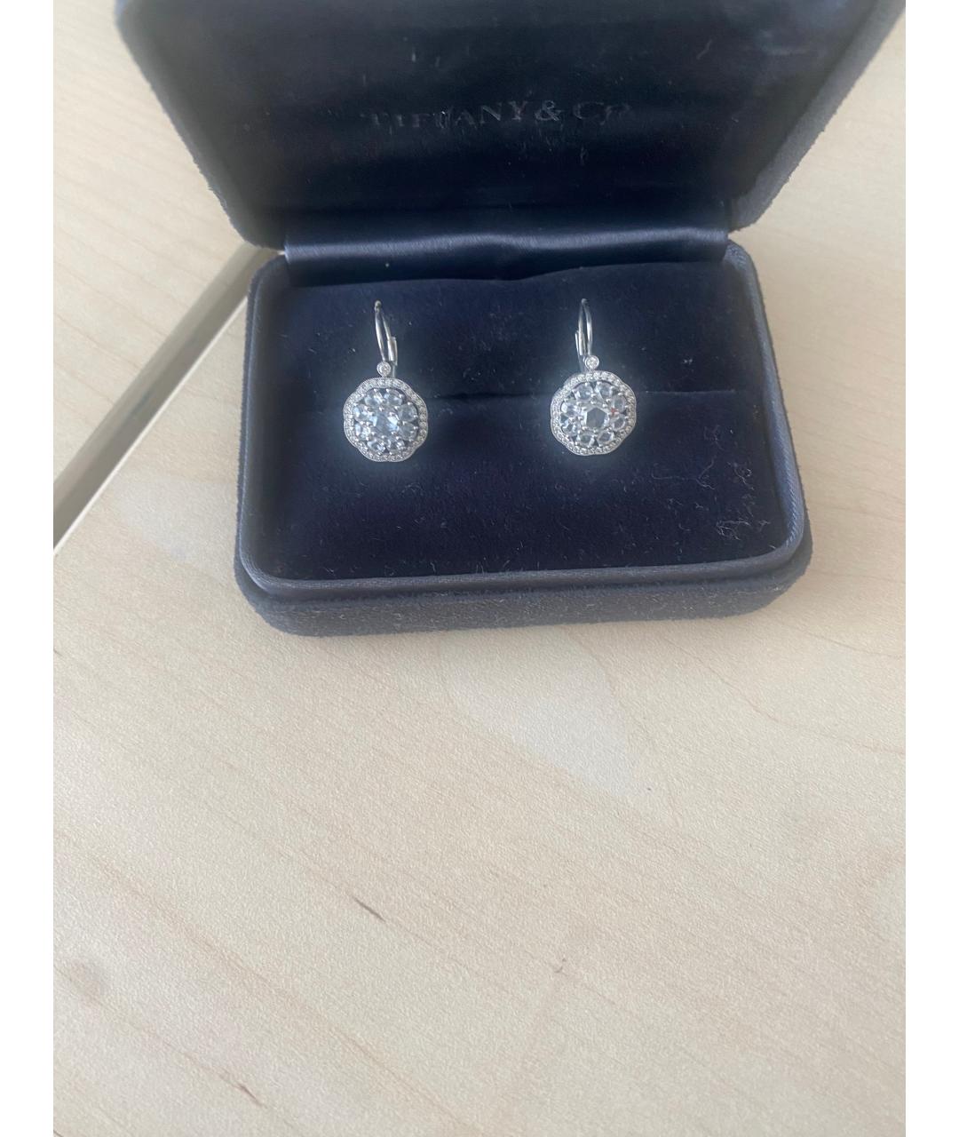 TIFFANY&CO Серебряные платиновые серьги, фото 3