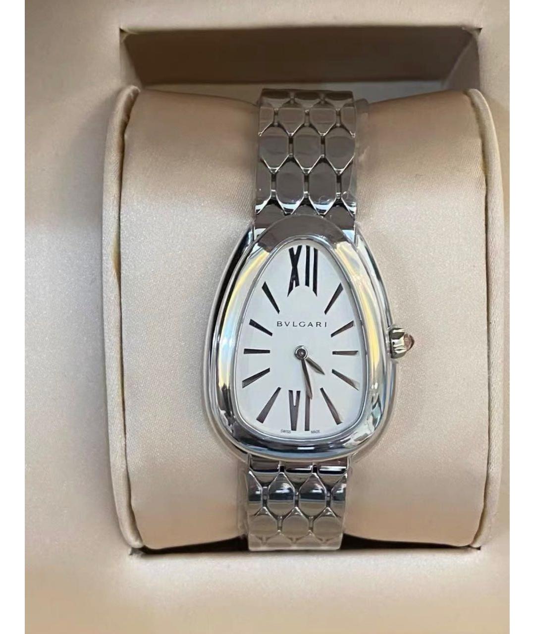 BVLGARI Серебряные металлические часы, фото 2
