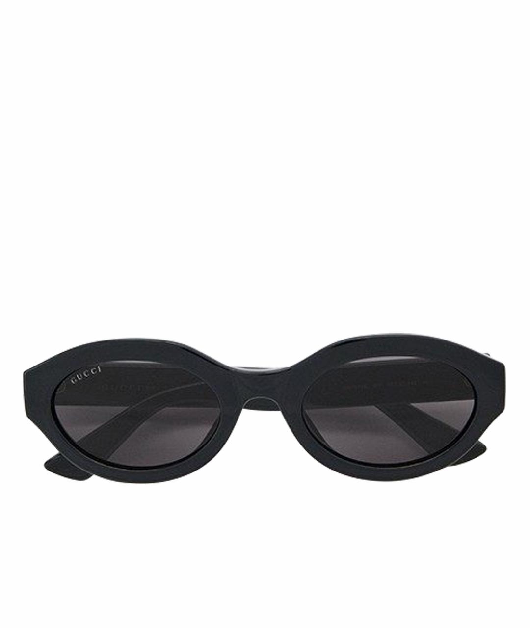 GUCCI Черные пластиковые солнцезащитные очки, фото 1