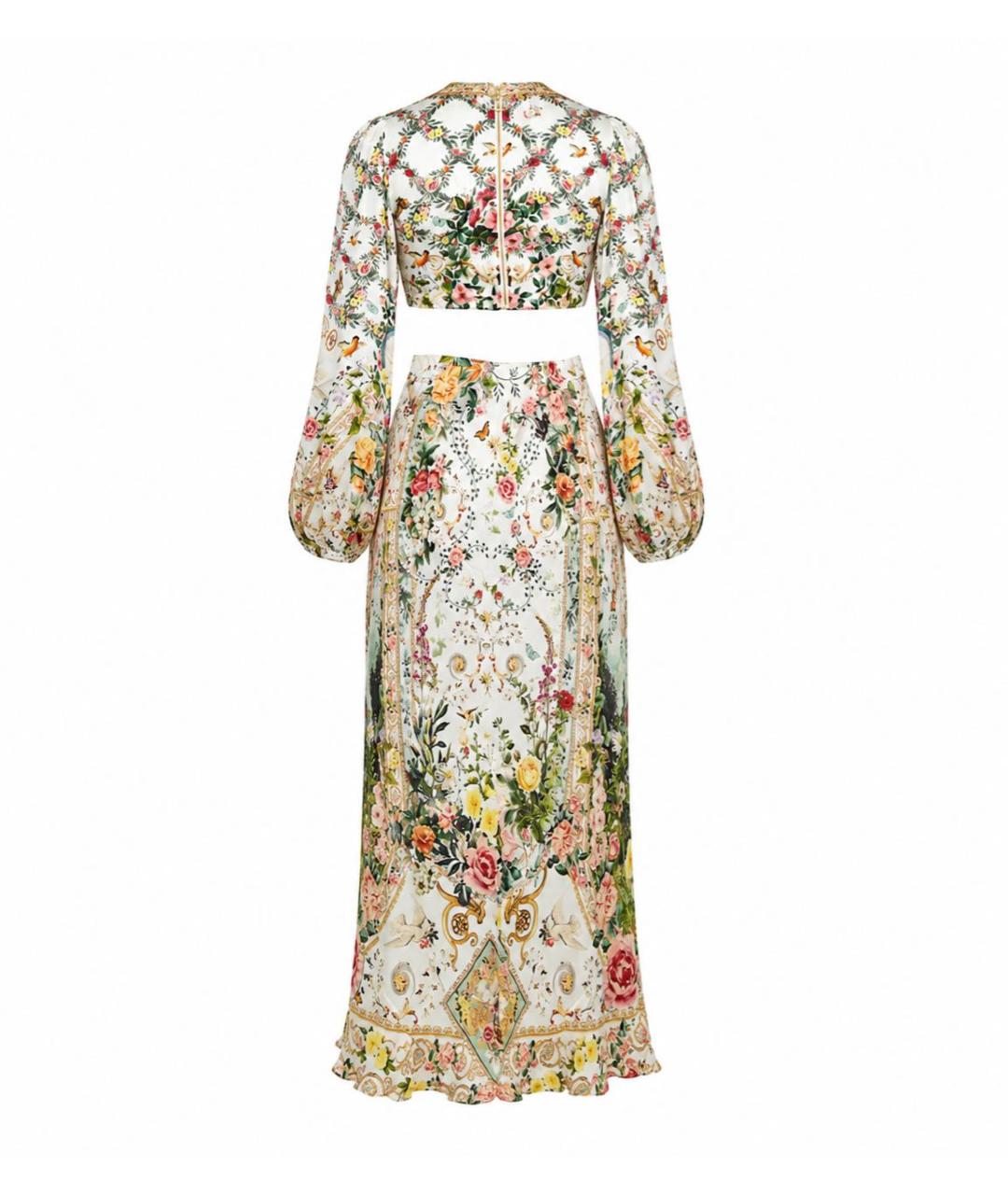 CAROLINA HERRERA Мульти шелковое платье, фото 2