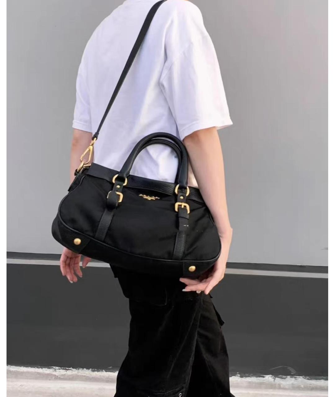 PRADA Синяя нейлоновая сумка тоут, фото 6