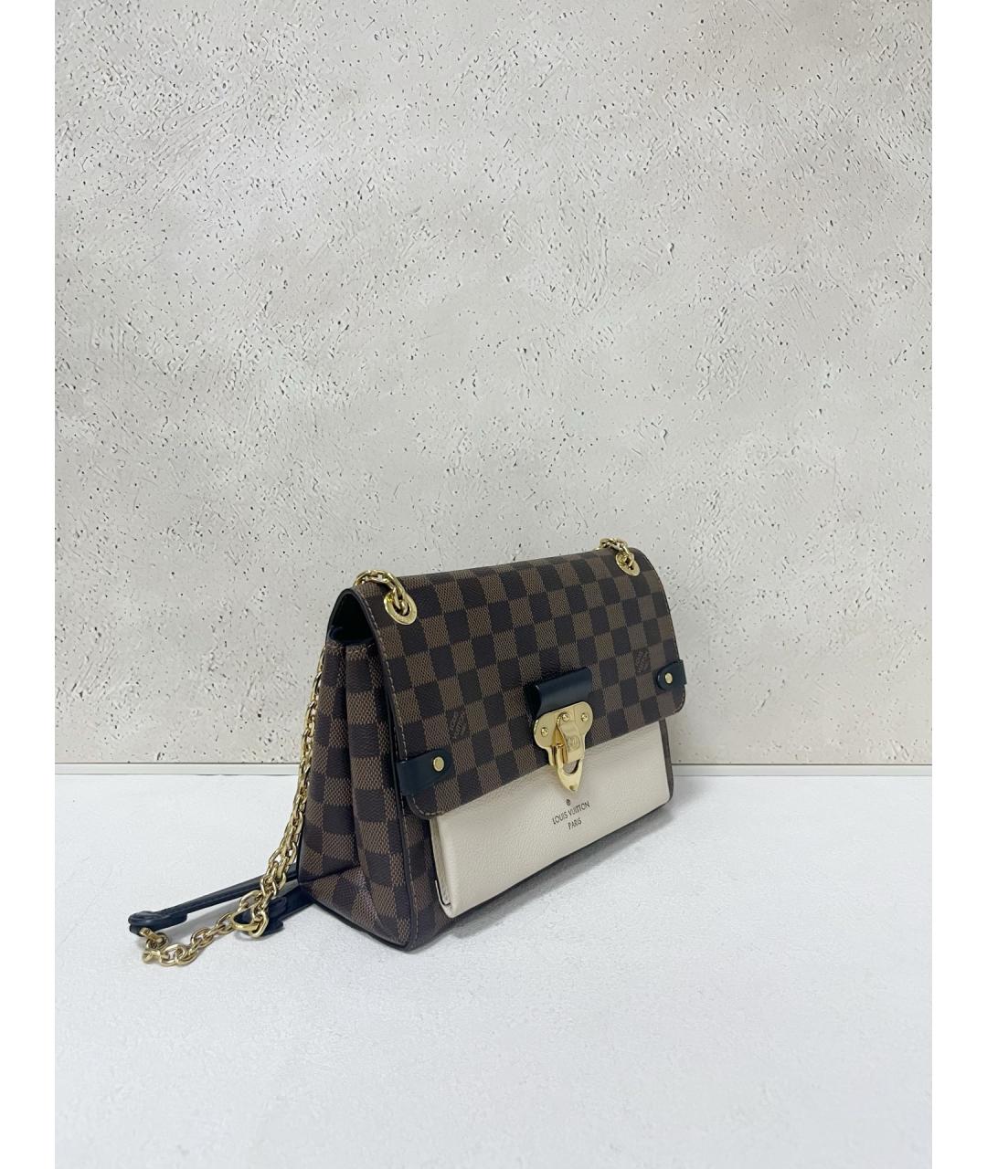 LOUIS VUITTON Коричневая сумка через плечо из канвы, фото 3