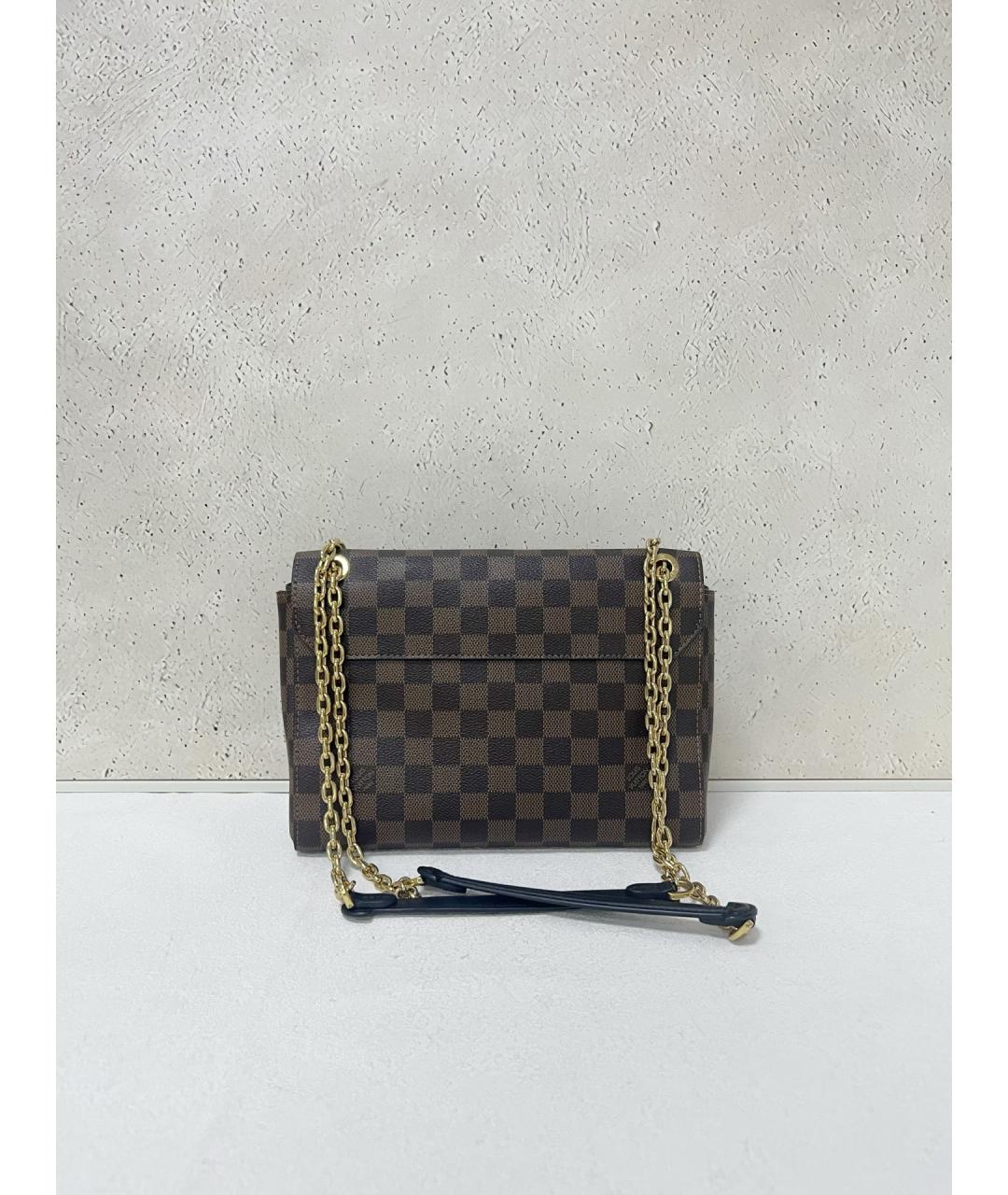 LOUIS VUITTON Коричневая сумка через плечо из канвы, фото 2