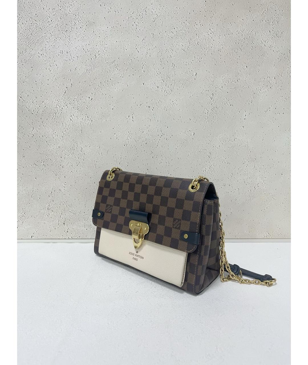 LOUIS VUITTON Коричневая сумка через плечо из канвы, фото 4