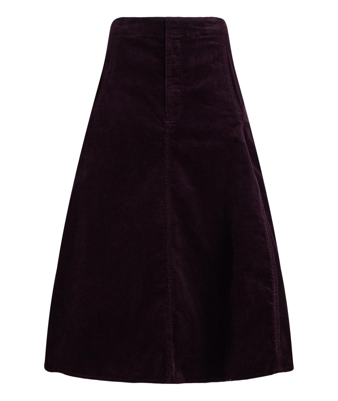 POLO RALPH LAUREN Фиолетовая хлопковая юбка макси, фото 1