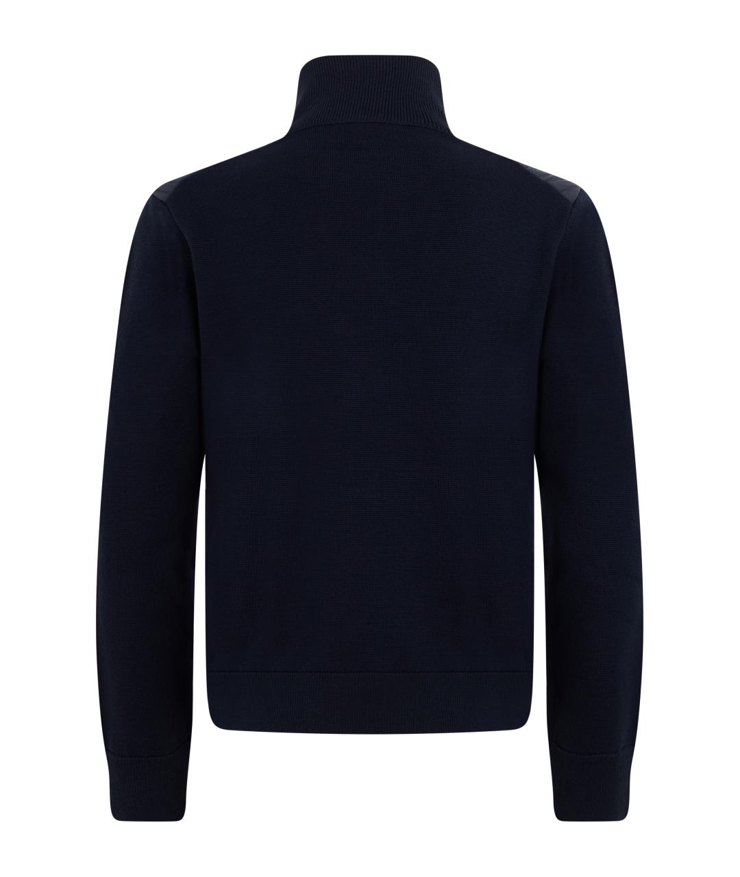MONCLER Синяя полиамидовая куртка, фото 2