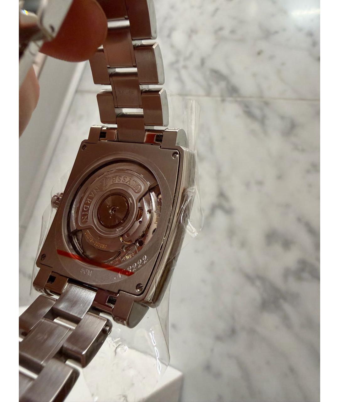 Ulysse Nardin Серебряные металлические часы, фото 3