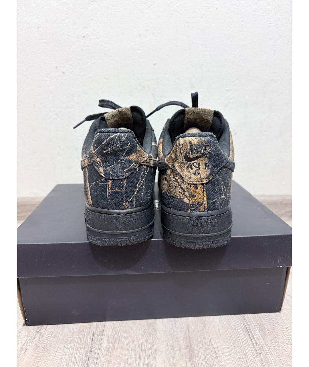 NIKE Черные низкие кроссовки / кеды, фото 4