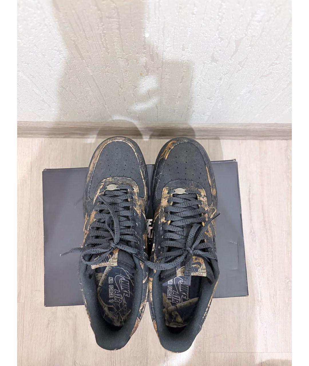 NIKE Черные низкие кроссовки / кеды, фото 3