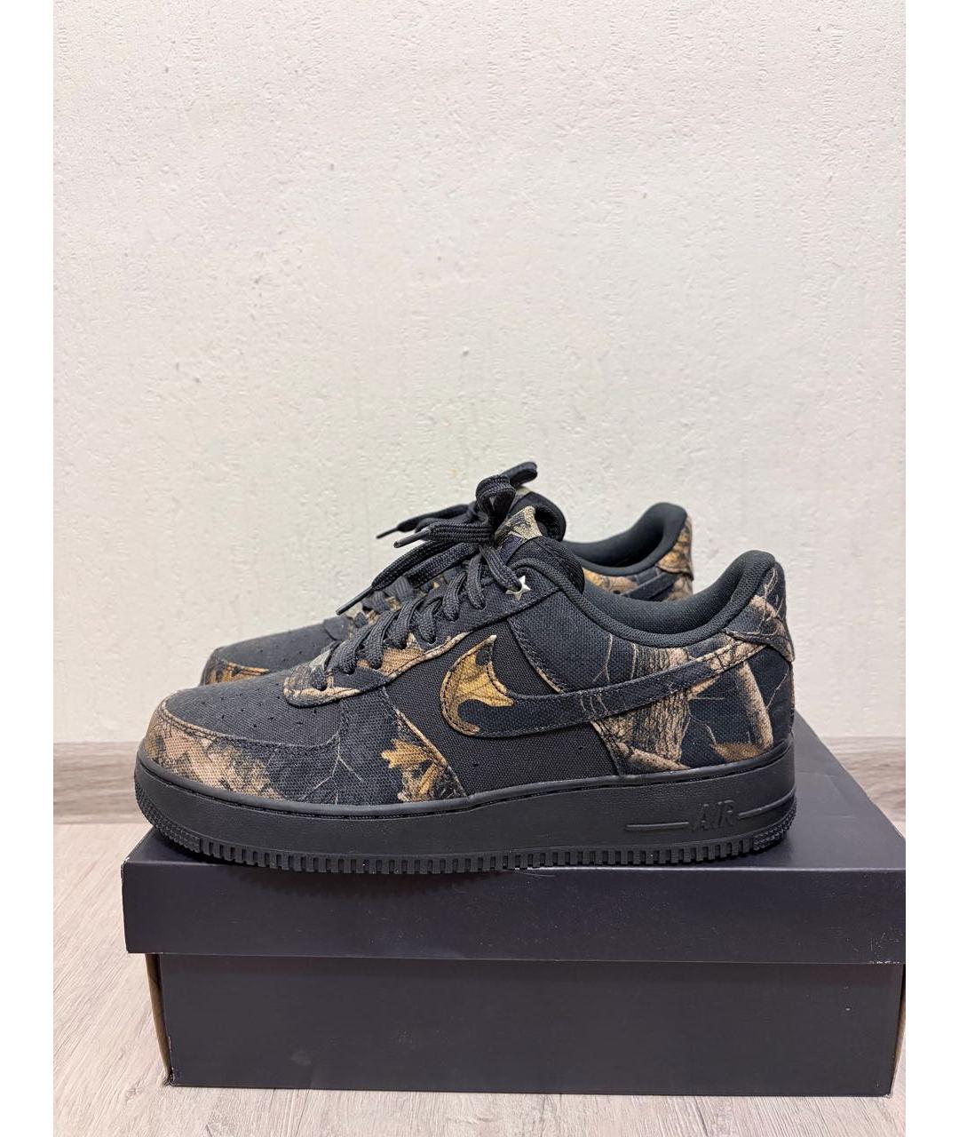 NIKE Черные низкие кроссовки / кеды, фото 5