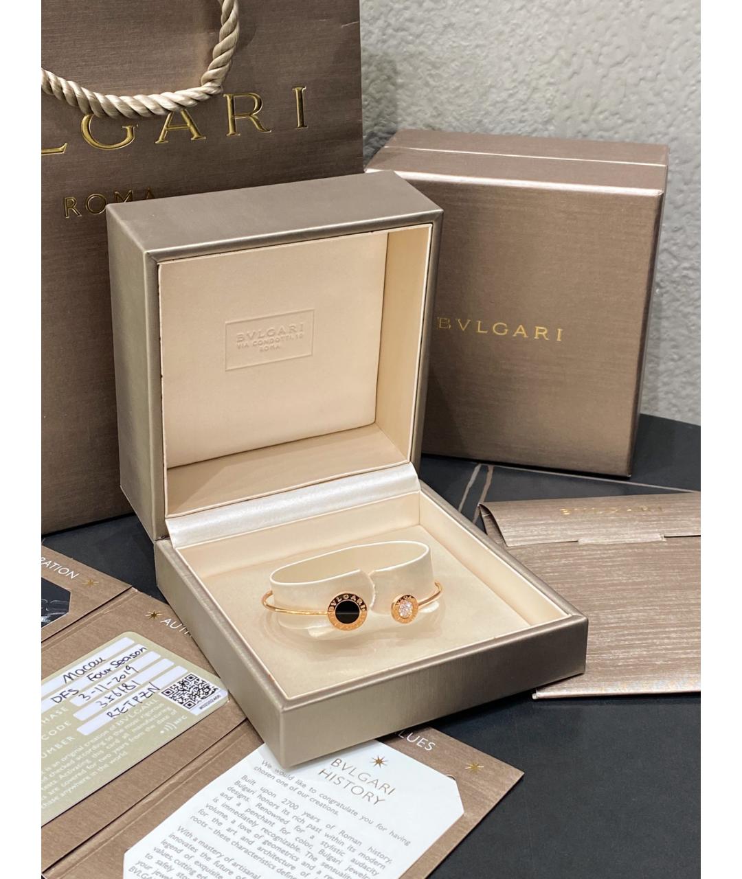 BVLGARI Золотой браслет из розового золота, фото 3