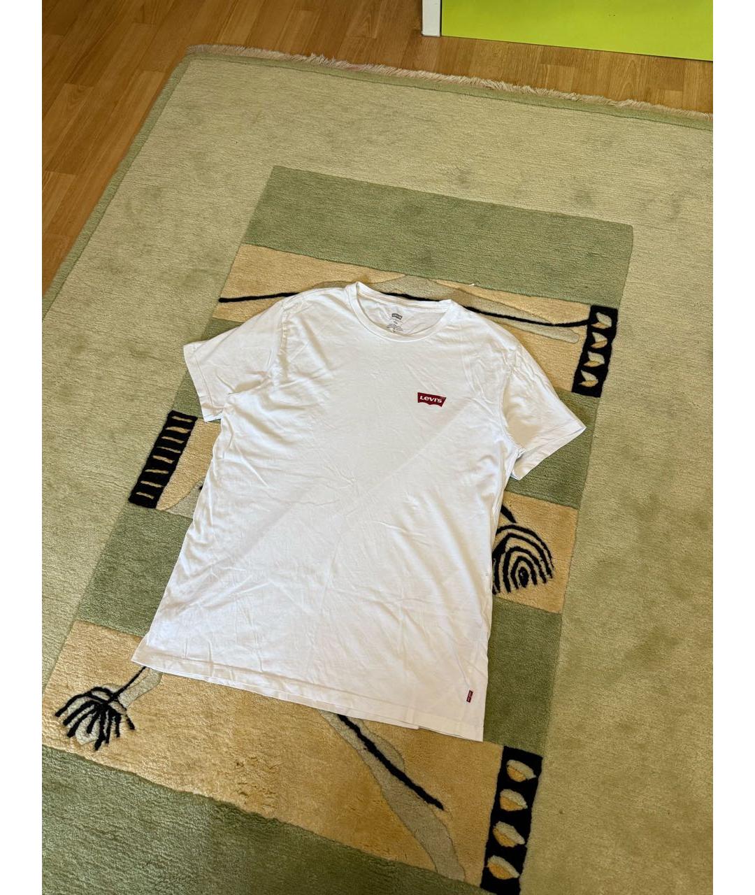 LEVI'S Белая хлопковая футболка, фото 2