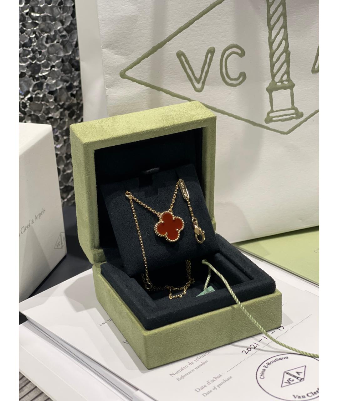 VAN CLEEF & ARPELS Золотое колье из розового золота, фото 5