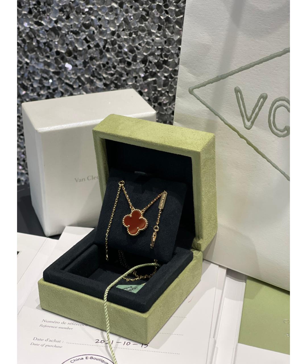 VAN CLEEF & ARPELS Золотое колье из розового золота, фото 4
