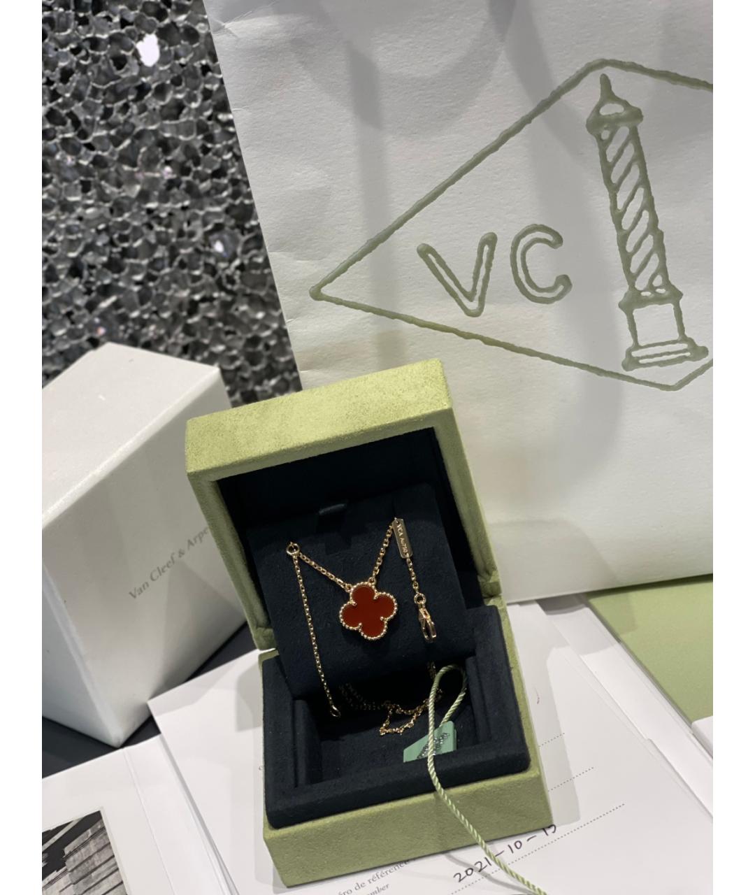 VAN CLEEF & ARPELS Золотое колье из розового золота, фото 3