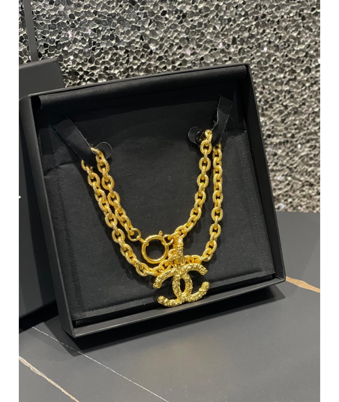 CHANEL Золотое колье, фото 4
