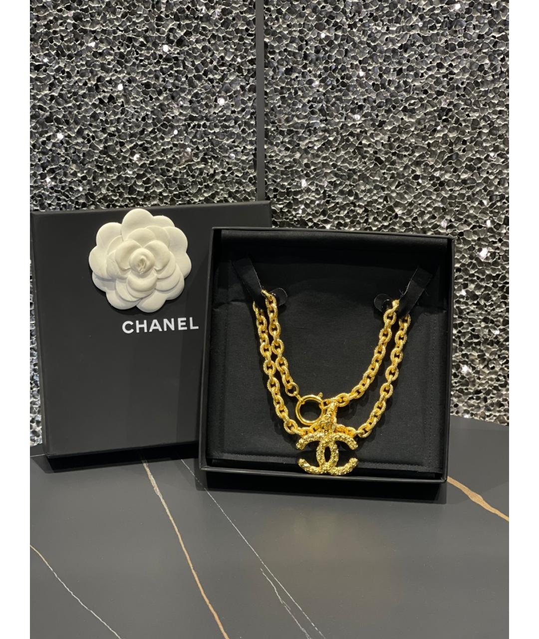 CHANEL Золотое колье, фото 2