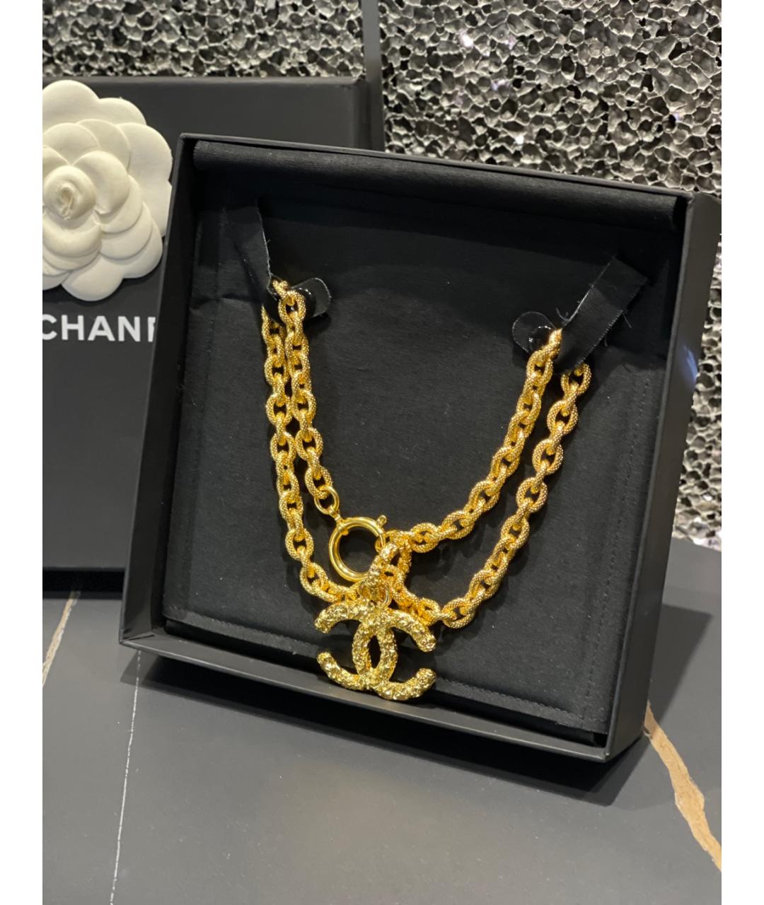 CHANEL Золотое колье, фото 3
