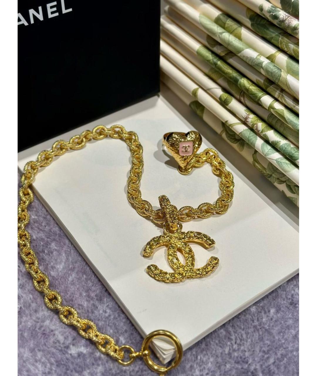 CHANEL Золотое колье, фото 8