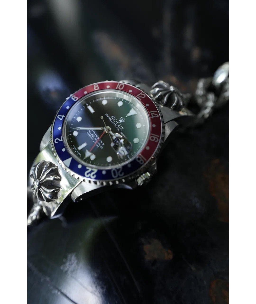 CHROME HEARTS Серебряные серебряные часы, фото 6