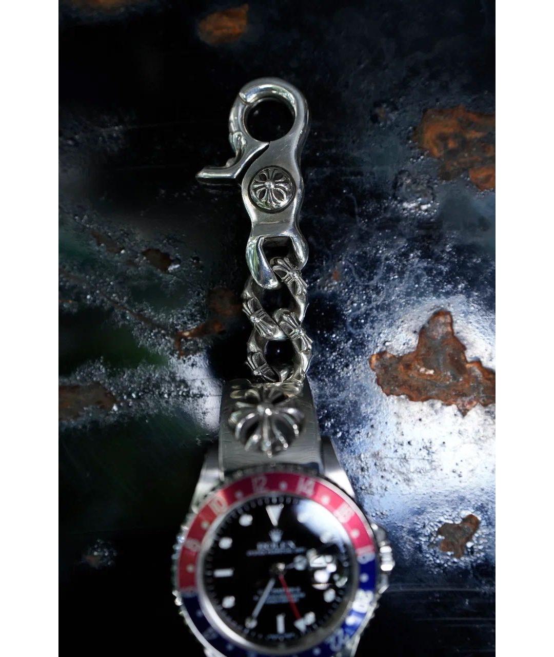 CHROME HEARTS Серебряные серебряные часы, фото 2
