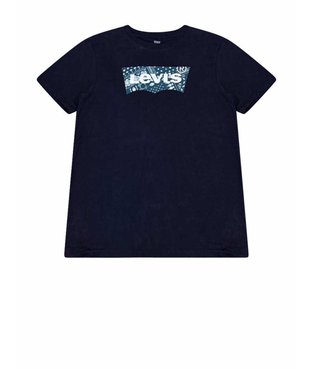 LEVI'S Черная хлопковая футболка, фото 1