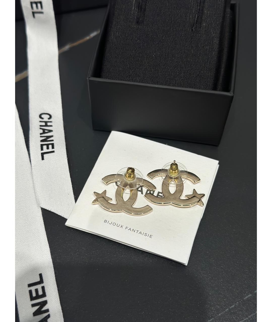 CHANEL Серебряные серьги, фото 6