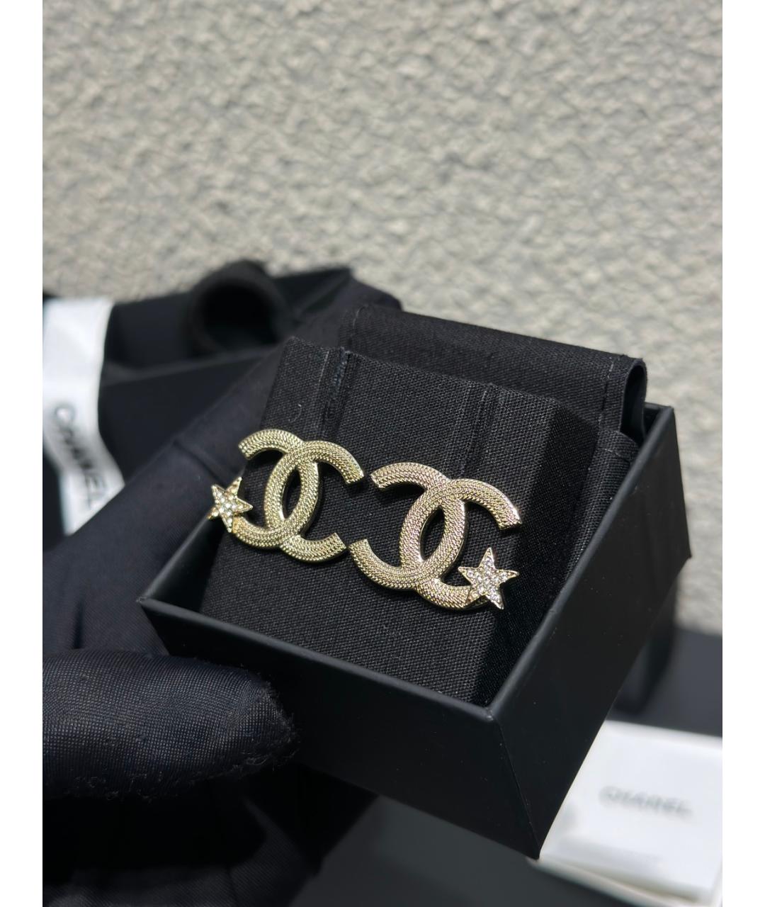 CHANEL Серебряные серьги, фото 5
