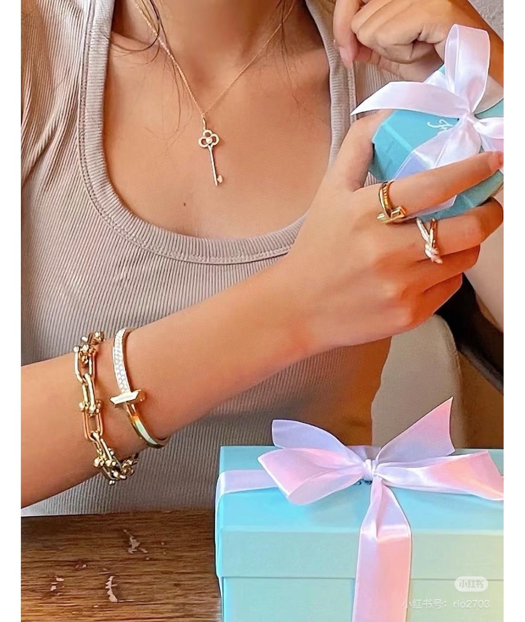 TIFFANY&CO Золотой браслет из розового золота, фото 7
