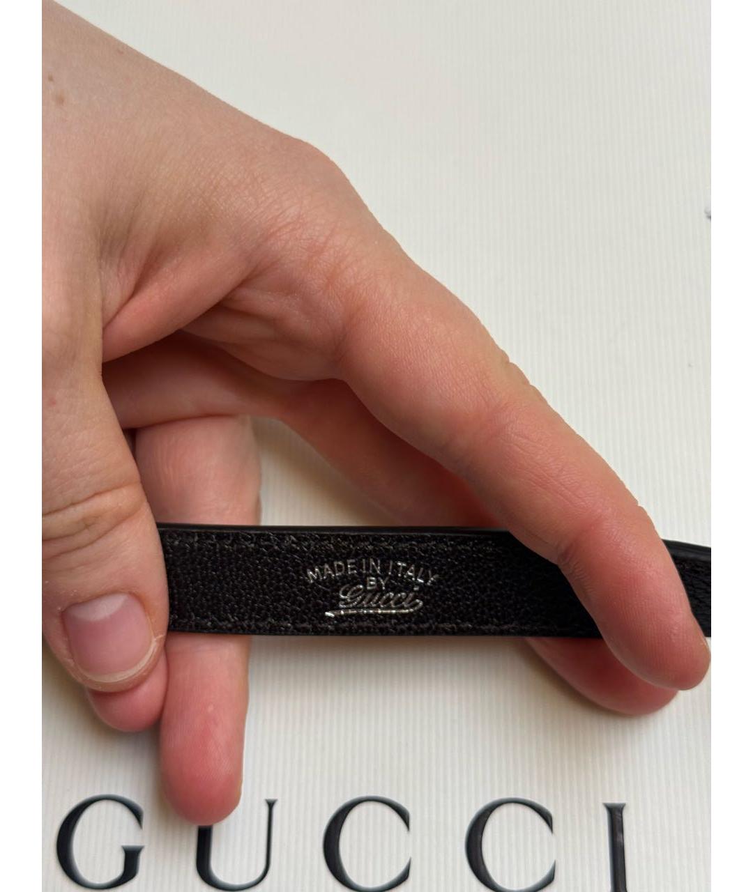 GUCCI Коричневая тканевая сумка с короткими ручками, фото 5