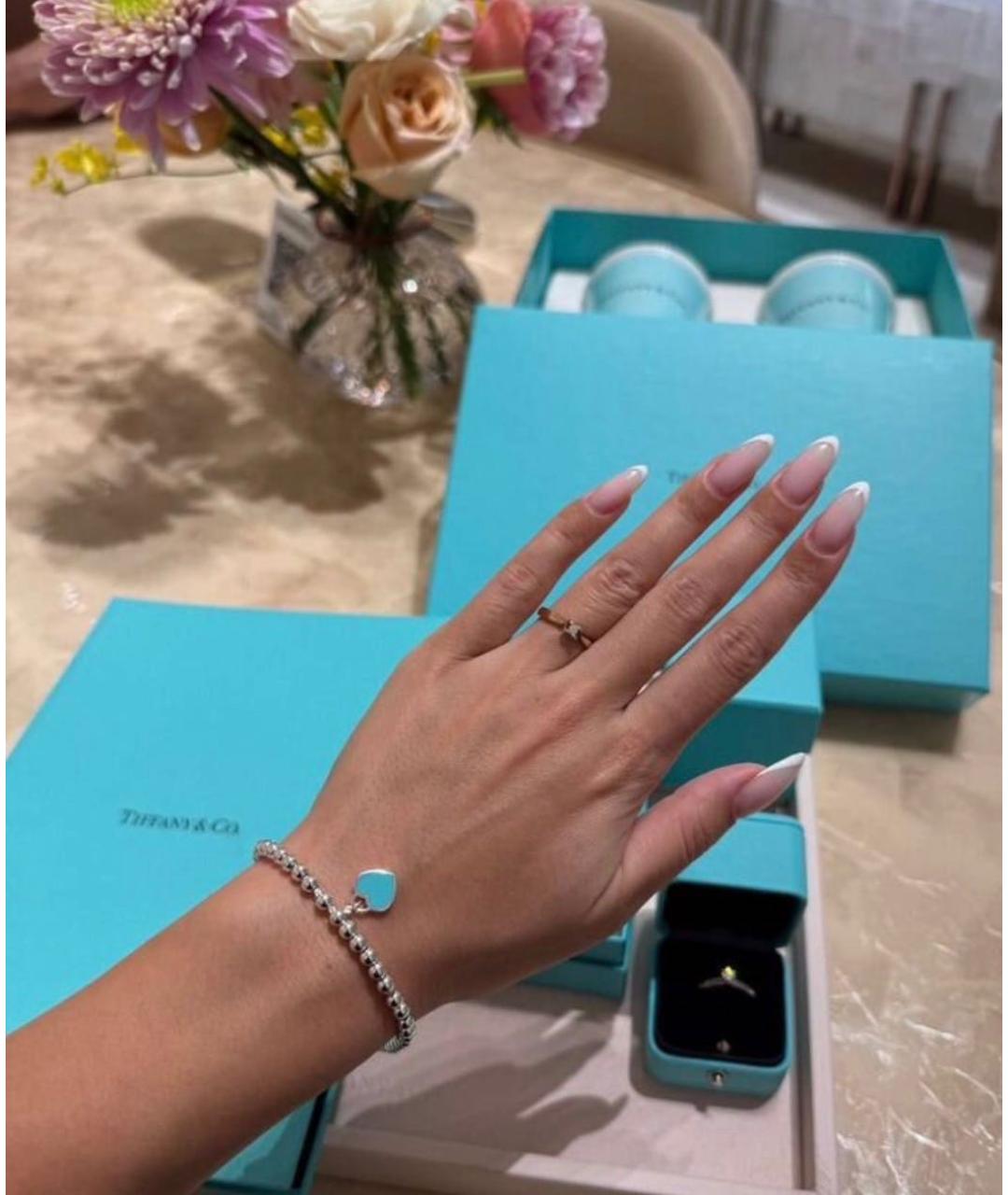 TIFFANY&CO Бирюзовый серебряный браслет, фото 6