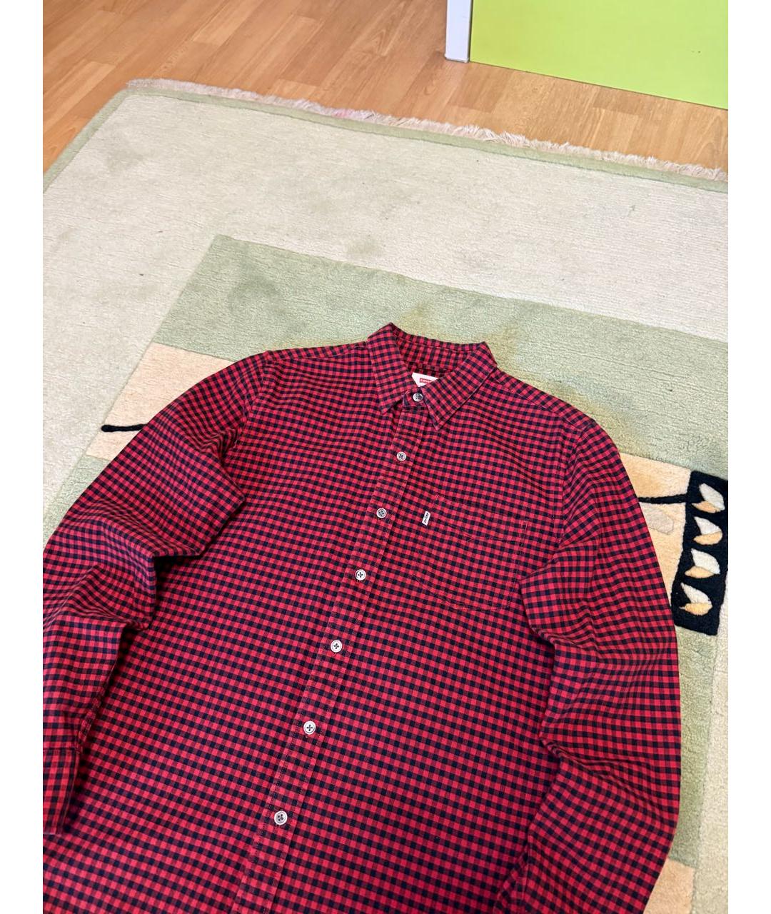 LEVI'S Красная хлопковая кэжуал рубашка, фото 4
