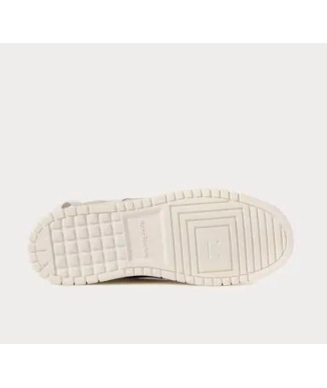ACNE STUDIOS Бежевые кожаные кроссовки, фото 2