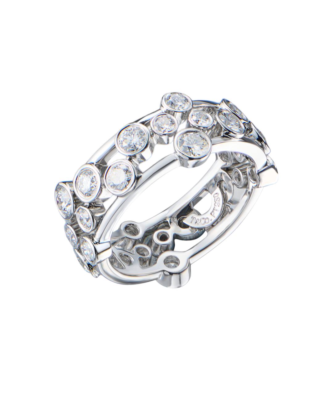 TIFFANY&CO Серебряное платиновое кольцо, фото 1