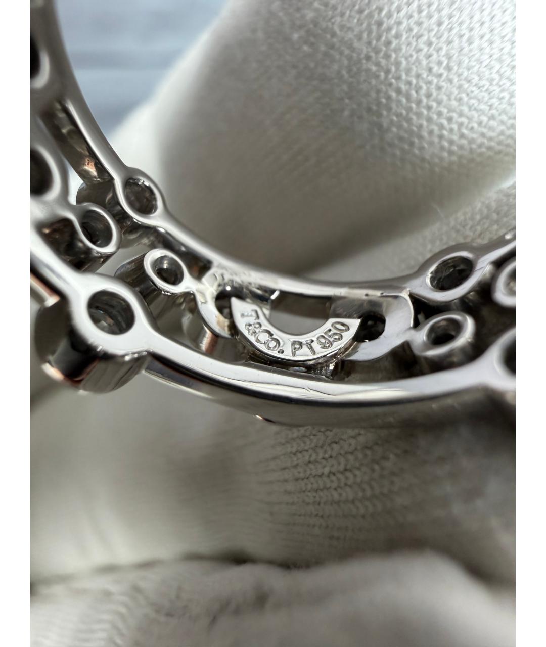 TIFFANY&CO Серебряное платиновое кольцо, фото 4