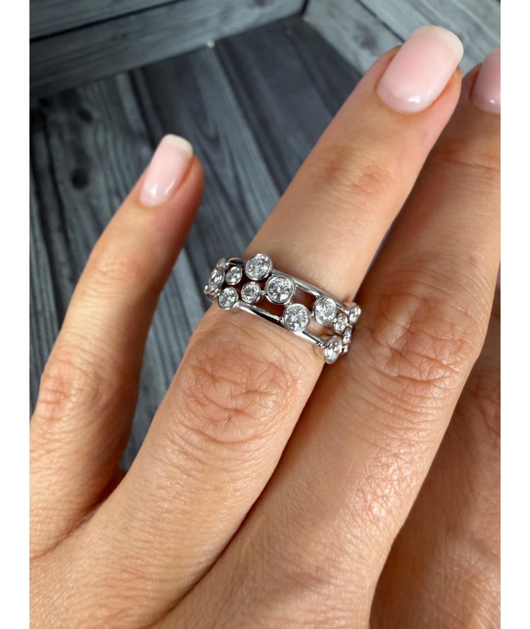 TIFFANY&CO Серебряное платиновое кольцо, фото 5