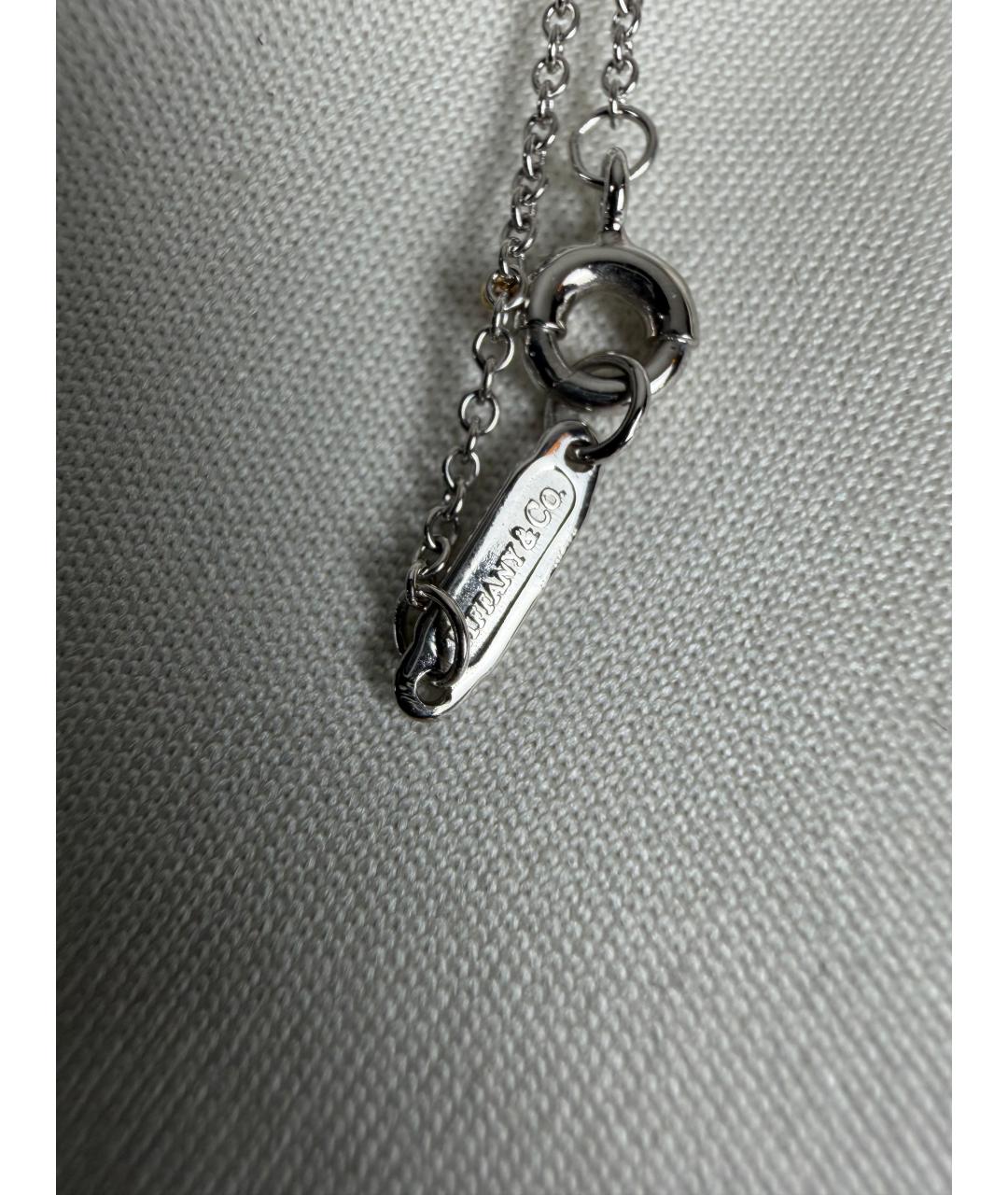 TIFFANY&CO Серебряная платиновая подвеска, фото 4