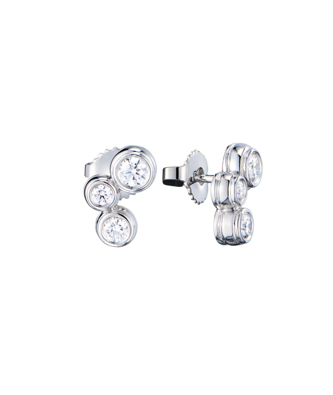 TIFFANY&CO Серебряные платиновые серьги, фото 1