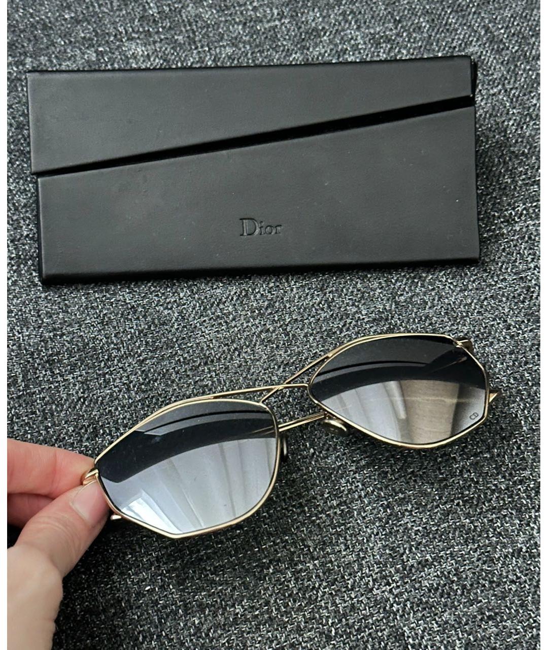 CHRISTIAN DIOR Мульти металлические солнцезащитные очки, фото 2