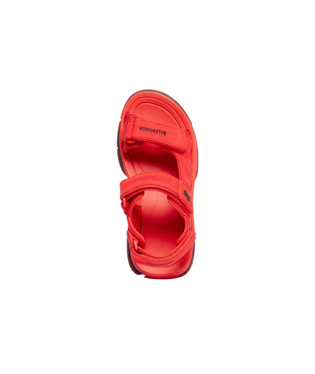 BALENCIAGA Красные сандалии, фото 4