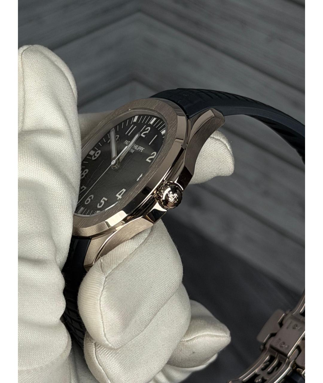 PATEK PHILIPPE Темно-синие часы из белого золота, фото 5