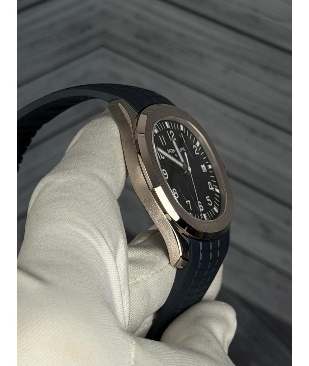 PATEK PHILIPPE Темно-синие часы из белого золота, фото 6