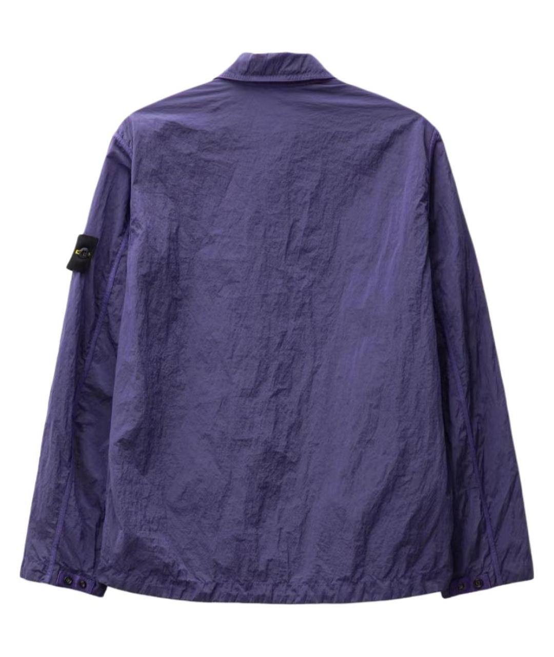 STONE ISLAND Фиолетовая полиамидовая куртка, фото 2