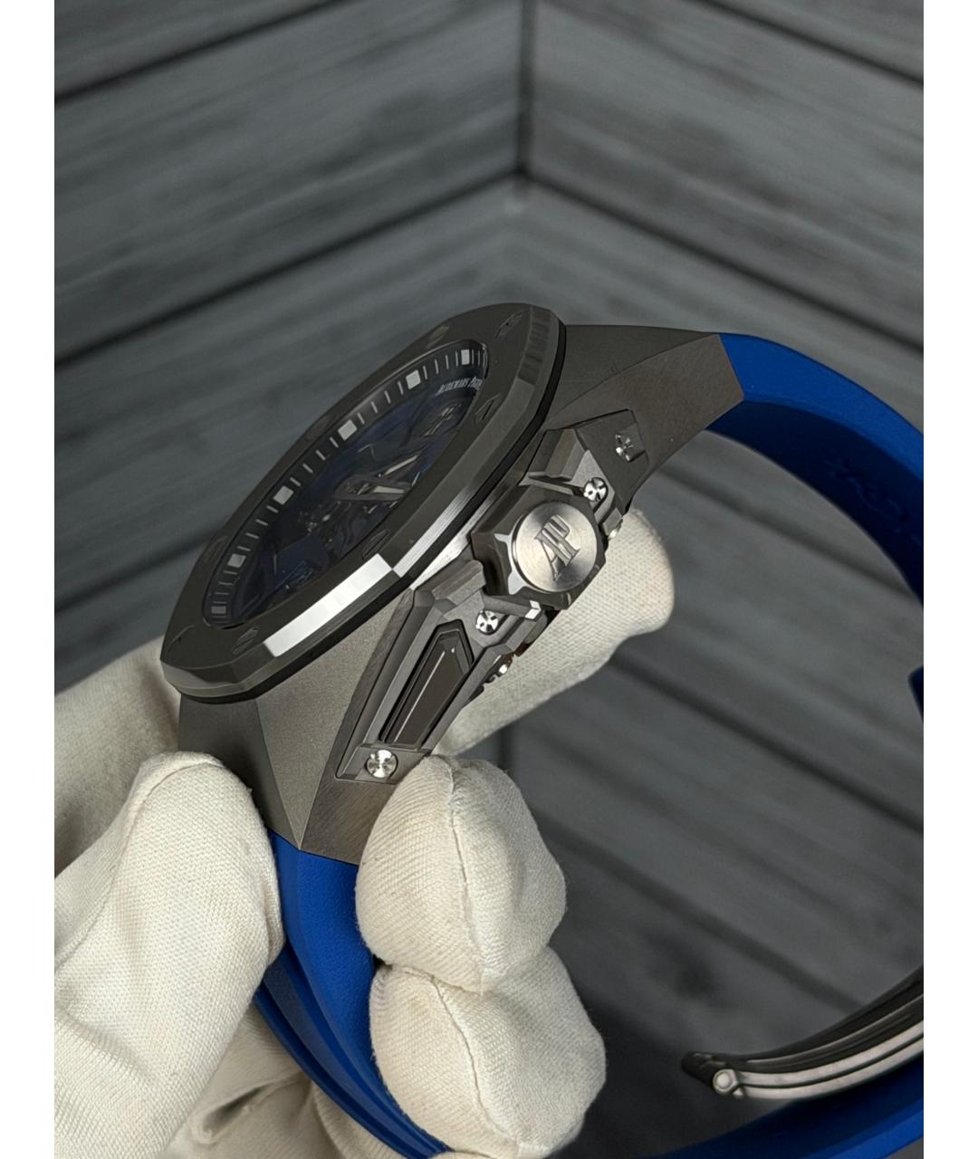 Audemars Piguet Темно-синие часы, фото 5