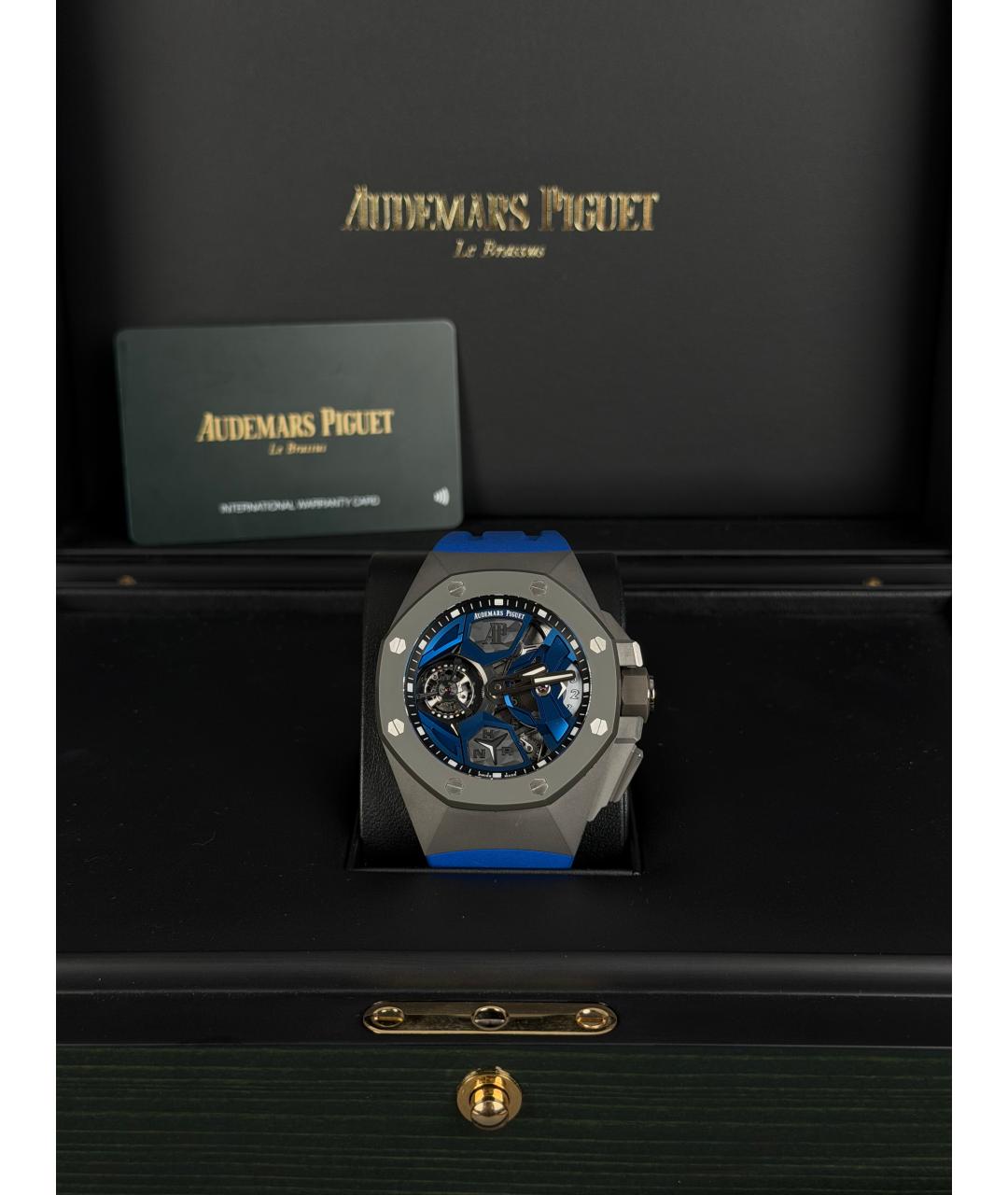 Audemars Piguet Темно-синие часы, фото 2