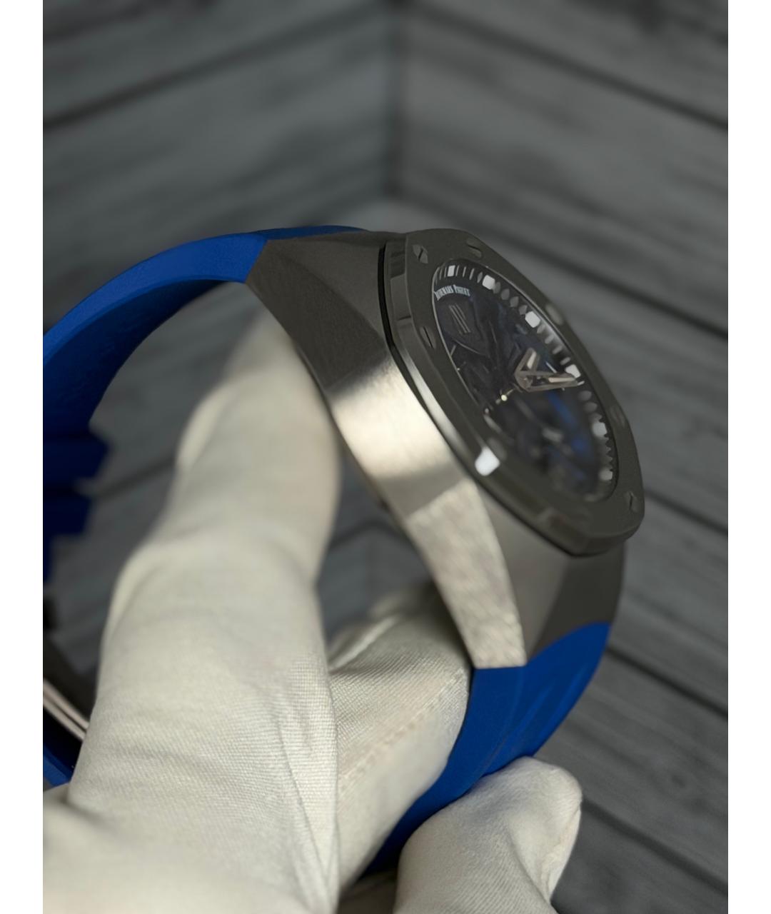 Audemars Piguet Темно-синие часы, фото 6