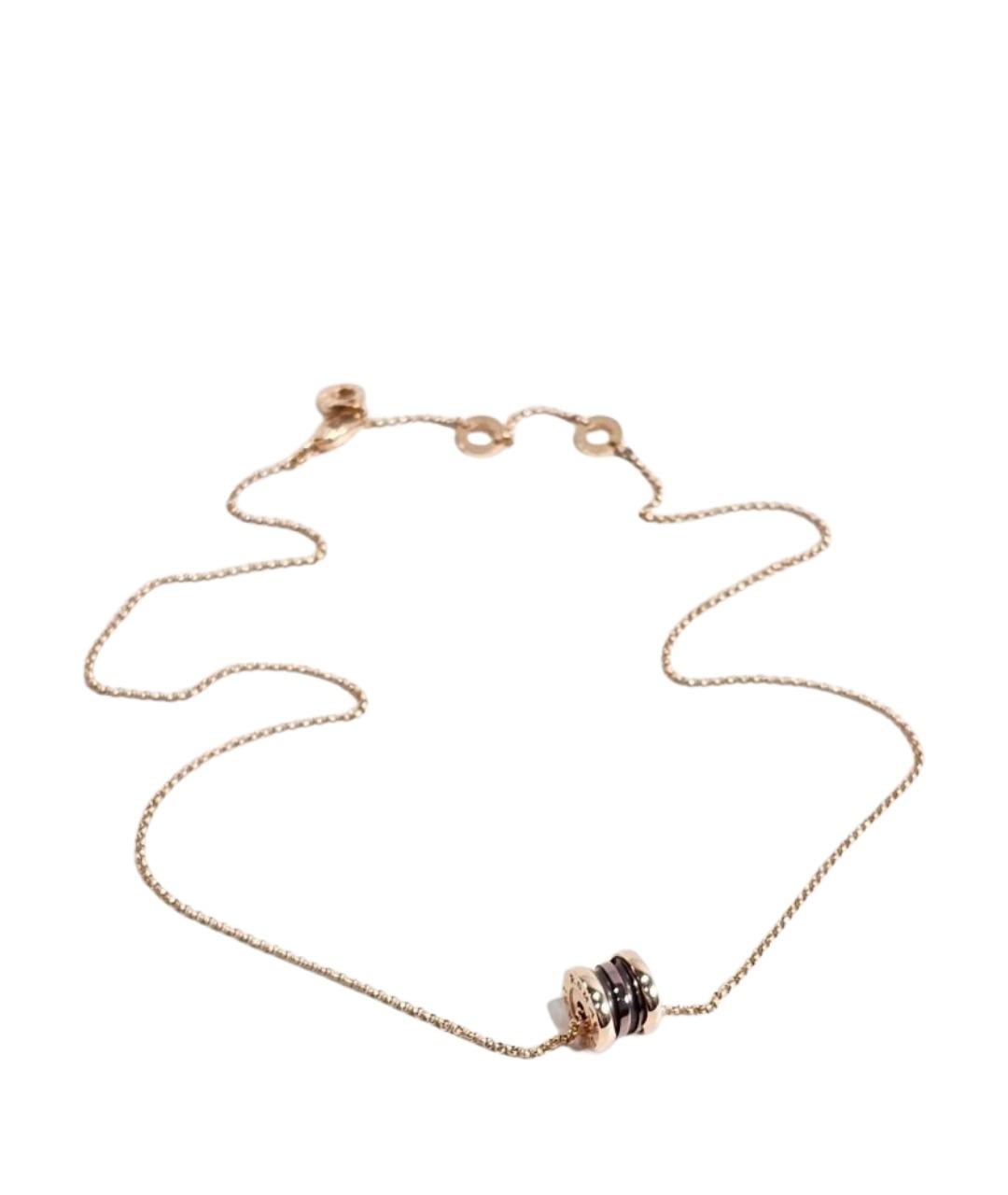 BVLGARI Золотое колье из розового золота, фото 1
