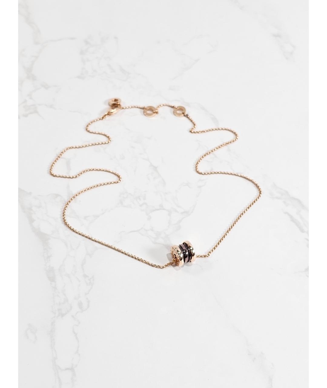 BVLGARI Золотое колье из розового золота, фото 4