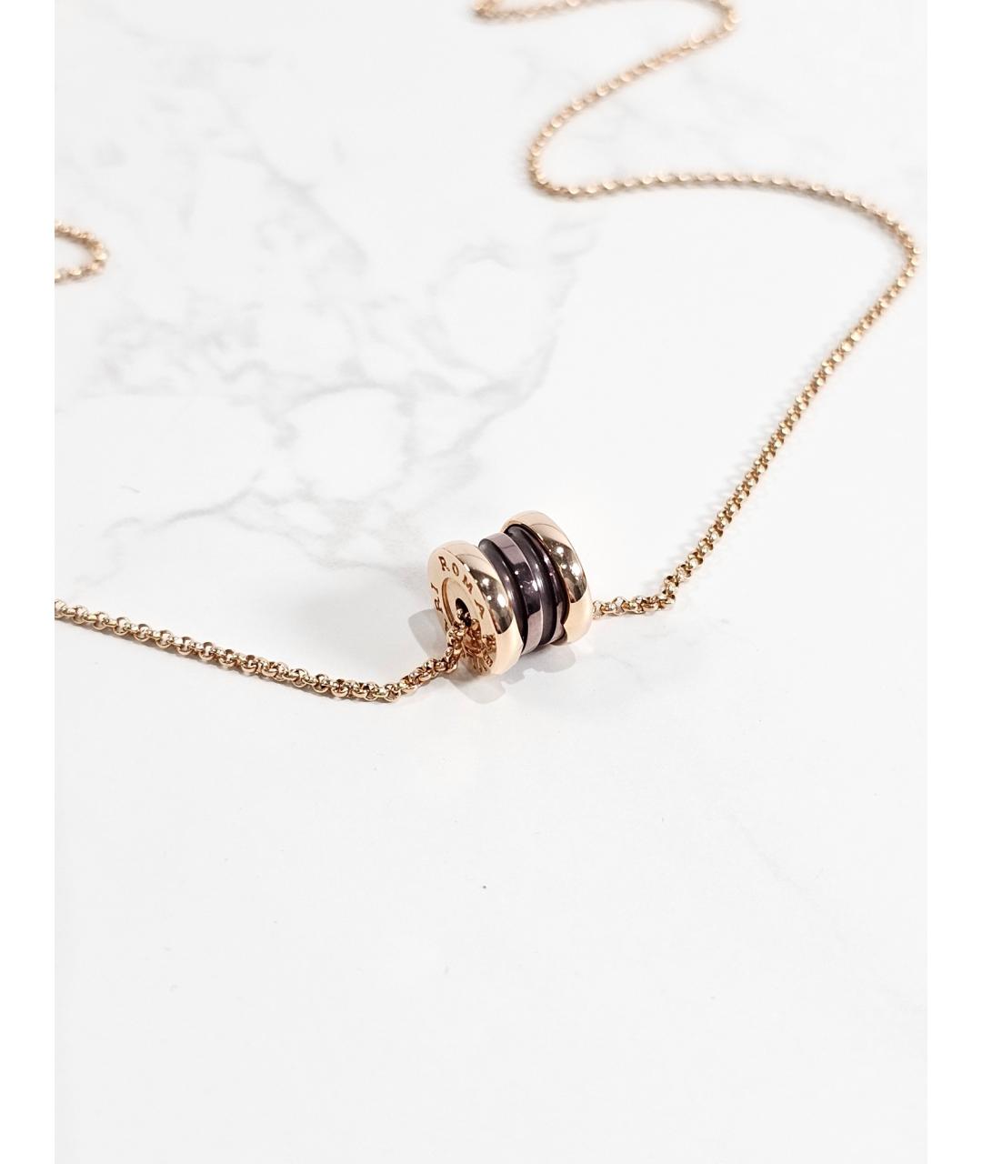 BVLGARI Золотое колье из розового золота, фото 2
